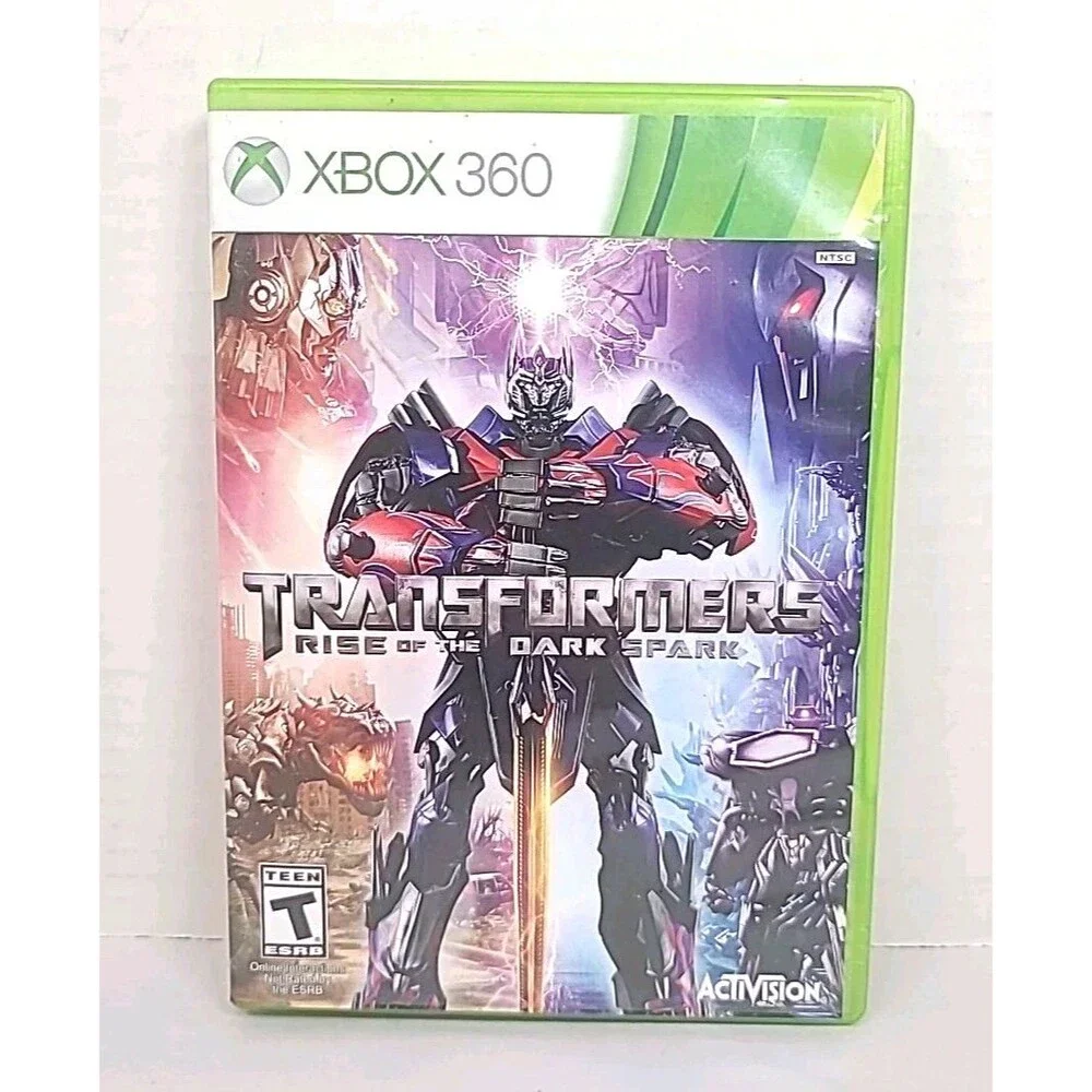 Transformers Rise of the Dark Spark Xbox 360 No Manual Tested 2013